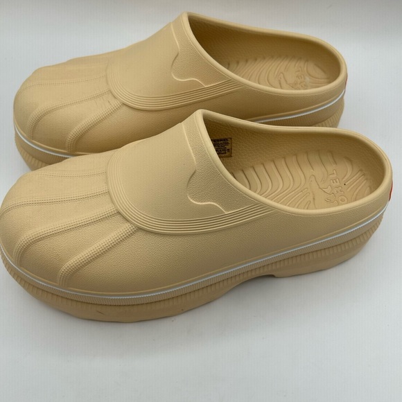 SOREL Sabots Caribou Chunky Platform Clog Mule Cream Women’s size 10 Slip On - Picture 6 of 13